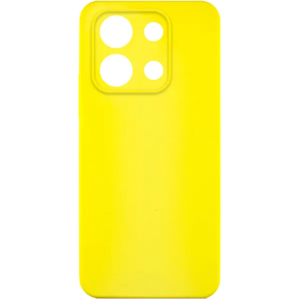Чехол Silicone Cover Ummi Lakshmi Full Camera (AA) для Xiaomi Redmi Note 13 4G — Желтый — фото 1