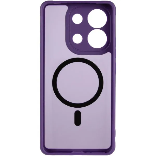 Чехол TPU Bloom with Magnetic Fit для Xiaomi Redmi Note 13 4G — Фиолетовый — фото 3