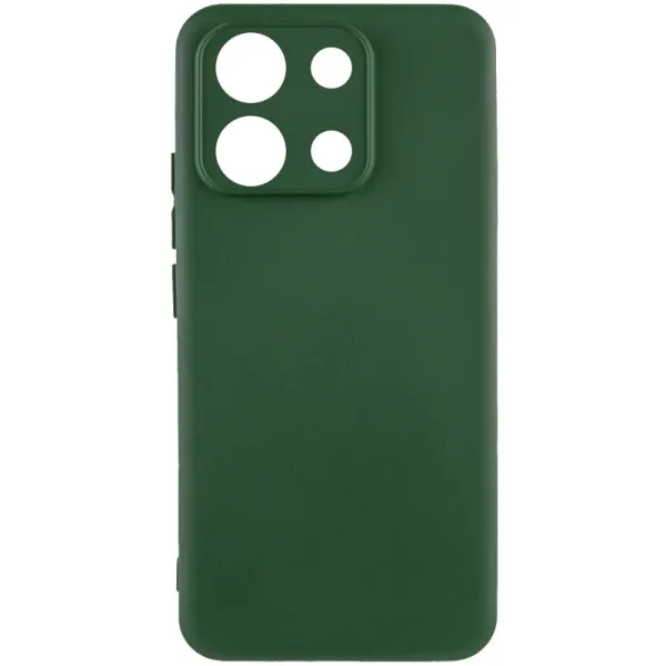 Чехол Silicone Cover Ummi Lakshmi Full Camera (AA) для Xiaomi Redmi Note 13 4G — Зеленый