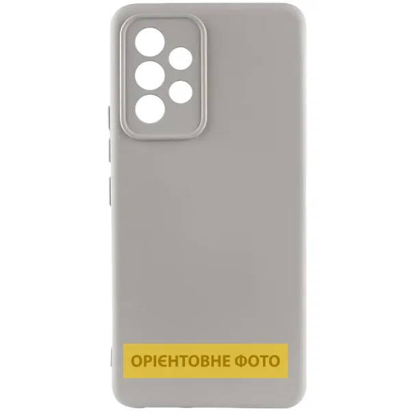 Чохол TPU GETMAN Liquid Silk Full Camera для Xiaomi Redmi Note 13 4G — Сірий