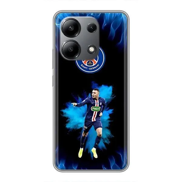 Чехол с принтом «Мбаппе в огне» для Xiaomi Redmi Note 13 (4G)