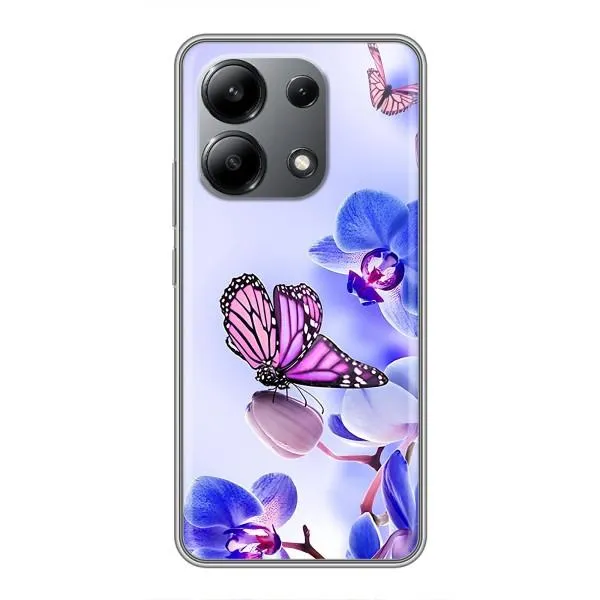 Чехол с принтом «Бабочка на цветочке» для Xiaomi Redmi Note 13 (4G) Чехол с принтом «Бабочка на цветочке» для Xiaomi Redmi Note 13 (4G)