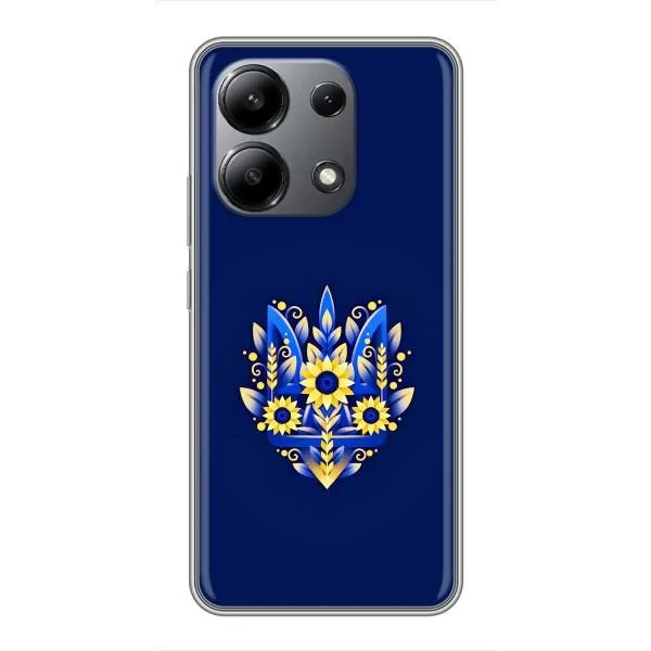 Чохол з принтом «Квітковий Герб» для Xiaomi Redmi Note 13 (4G)