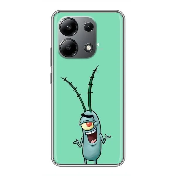 Чехол с принтом «Персонаж Планктон» для Xiaomi Redmi Note 13 (4G)