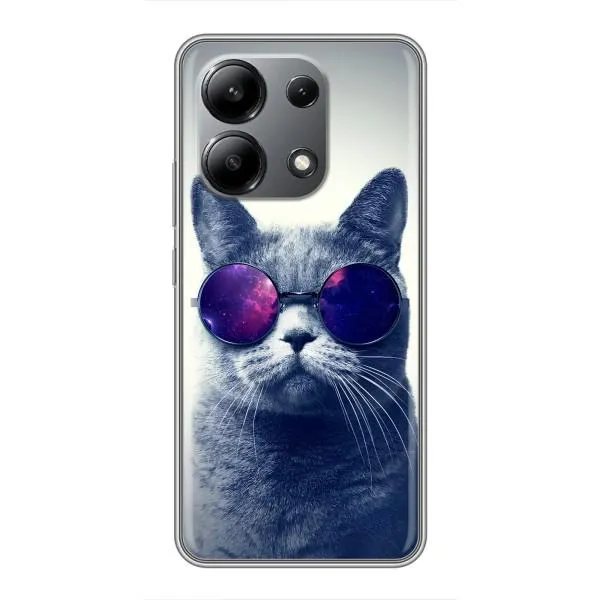 Чехол с принтом «Стильный кот» для Xiaomi Redmi Note 13 (4G)