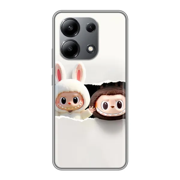 Чехол с принтом «Лабубу» для Xiaomi Redmi Note 13 (4G)