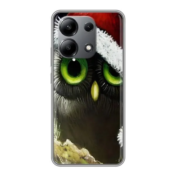 Чехол с принтом «Новогодняя Сова» для Xiaomi Redmi Note 13 (4G) Чехол с принтом «Новогодняя Сова» для Xiaomi Redmi Note 13 (4G)