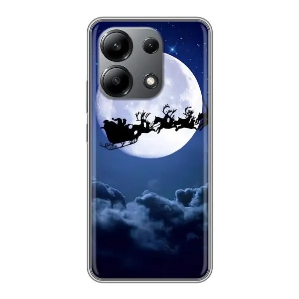 Чехол с принтом «Санта - луна» для Xiaomi Redmi Note 13 (4G) Чехол с принтом «Санта - луна» для Xiaomi Redmi Note 13 (4G)