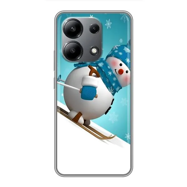 Чехол с принтом «Снеговик на лыжах» для Xiaomi Redmi Note 13 (4G) Чехол с принтом «Снеговик на лыжах» для Xiaomi Redmi Note 13 (4G)
