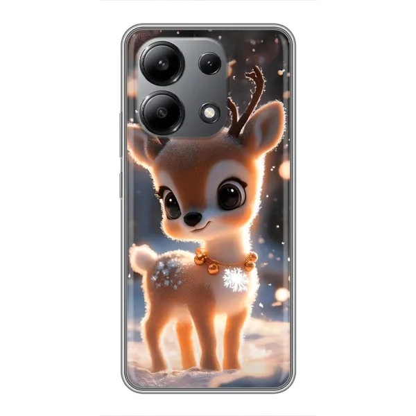 Чехол с принтом «Олененок» для Xiaomi Redmi Note 13 (4G)