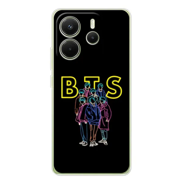Чехол с принтом «BTS стайл» для Xiaomi Redmi Note 14 4G (Global) Чехол с принтом «BTS стайл» для Xiaomi Redmi Note 14 4G (Global)