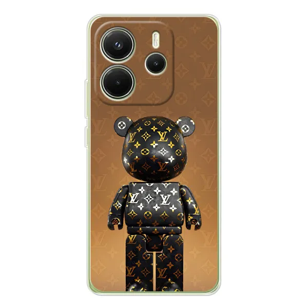 Чехол с принтом «Bearbrick» для Xiaomi Redmi Note 14 4G (Global)