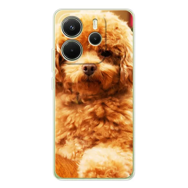 Чехол с принтом «Щенок Бишон» для Xiaomi Redmi Note 14 4G (Global)
