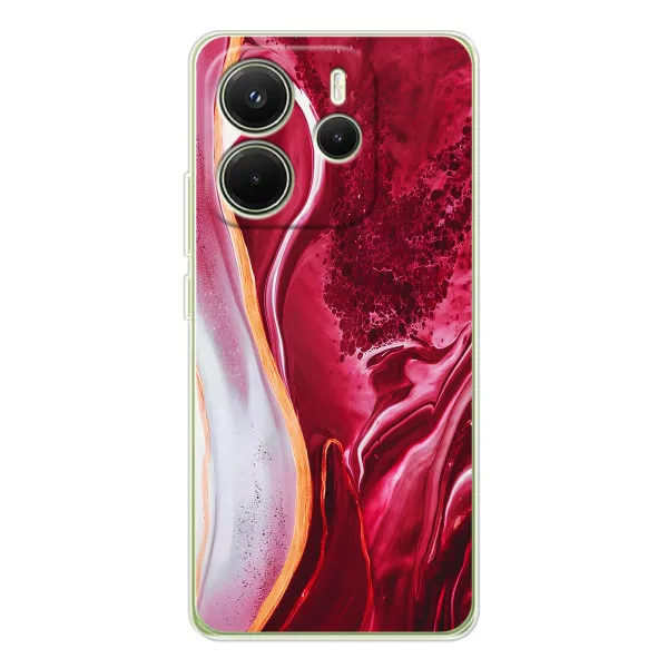 Чехол с принтом «Мрамор красный» для Xiaomi Redmi Note 14 4G (Global) Чехол с принтом «Мрамор красный» для Xiaomi Redmi Note 14 4G (Global)