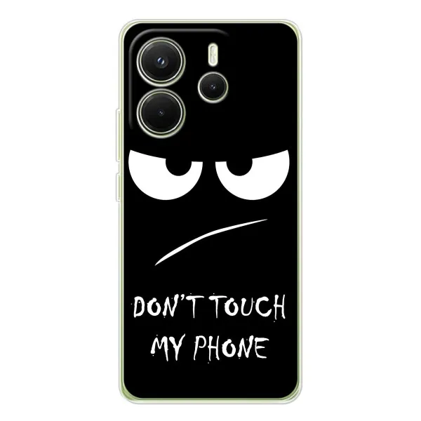 Чехол с принтом «Dont Touch» для Xiaomi Redmi Note 14 4G (Global)