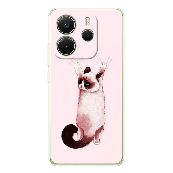 Чехол с принтом «Котик падает» для Xiaomi Redmi Note 14 4G (Global) Чехол с принтом «Котик падает» для Xiaomi Redmi Note 14 4G (Global)