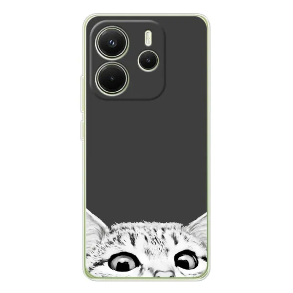 Чехол с принтом «Выглядывает кот» для Xiaomi Redmi Note 14 4G (Global) Чехол с принтом «Выглядывает кот» для Xiaomi Redmi Note 14 4G (Global)