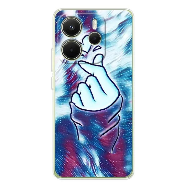 Чохол з принтом «Радужне серце» для Xiaomi Redmi Note 14 4G (Global)