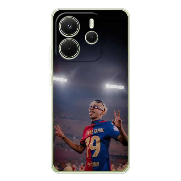 Чохол з принтом «Ямаль на стадіоні» для Xiaomi Redmi Note 14 4G (Global)