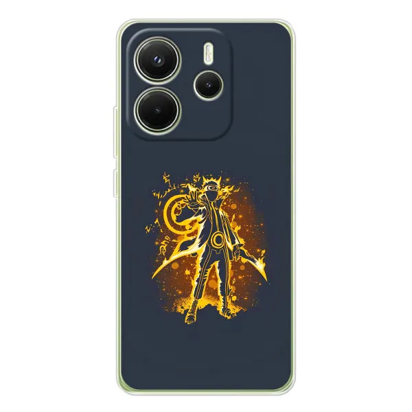 Чехол с принтом «золотой Наруто» для Xiaomi Redmi Note 14 4G (Global) Чехол с принтом «золотой Наруто» для Xiaomi Redmi Note 14 4G (Global)
