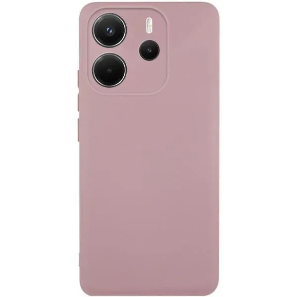Чехол Silicone Cover Lakshmi Full Camera (AAA) для Xiaomi Redmi Note 14 4G (Int. version) — Розовый — фото 1