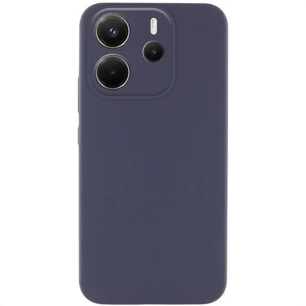 Чехол Silicone Cover Lakshmi Full Camera (AAA) для Xiaomi Redmi Note 14 4G (Int. version) — Серый