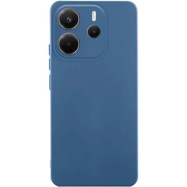 Чехол Silicone Cover Lakshmi Full Camera (AAA) для Xiaomi Redmi Note 14 4G (Int. version) — Синий