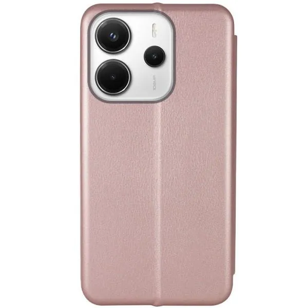 Шкіряний чохол-книжка Classy для Xiaomi Redmi Note 14 4G (Int. version) — Rose Gold — фото 2 Шкіряний чохол-книжка Classy для Xiaomi Redmi Note 14 4G (Int. version) — Rose Gold — фото 2