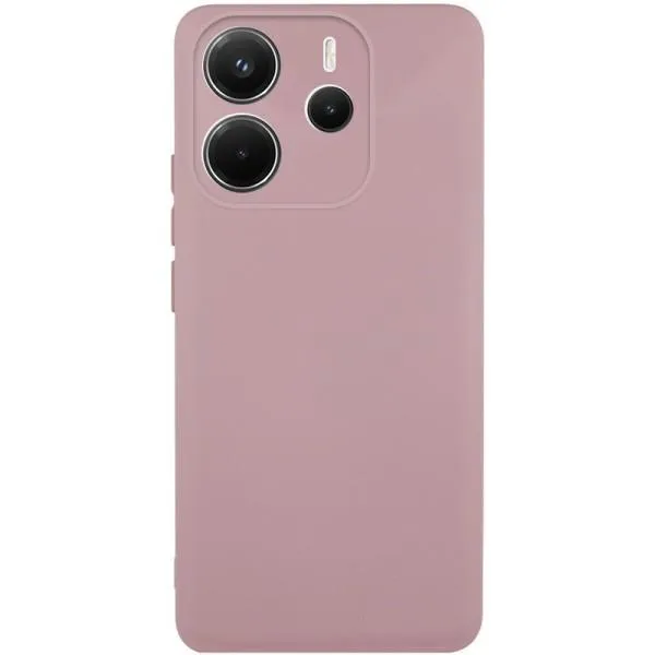 Чехол TPU GETMAN Liquid Silk Full Camera для Xiaomi Redmi Note 14 4G (Int. version) — Розовый — фото 2