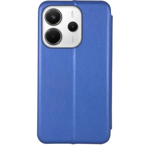Шкіряний чохол-книжка Classy для Xiaomi Redmi Note 14 4G (Int. version) — Синій — фото 2 Шкіряний чохол-книжка Classy для Xiaomi Redmi Note 14 4G (Int. version) — Синій — фото 2