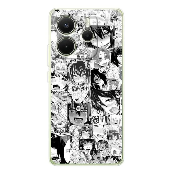 Чохол з принтом «Ahegao manga» для Xiaomi Redmi Note 14 4G (EU)