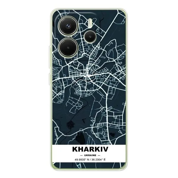 Чехол с принтом «Харьков» для Xiaomi Redmi Note 14 4G (EU)