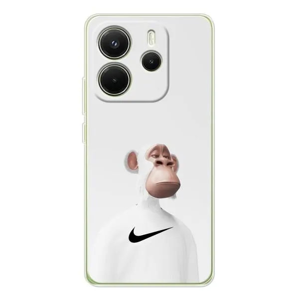 Чехол с принтом «обезьяна NFT Nike» для Xiaomi Redmi Note 14 4G (EU)