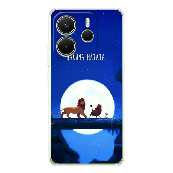 Чехол с принтом «Хакуна Матата» для Xiaomi Redmi Note 14 4G (EU) Чехол с принтом «Хакуна Матата» для Xiaomi Redmi Note 14 4G (EU)