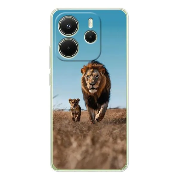 Чехол с принтом «Мусафа и Симба» для Xiaomi Redmi Note 14 4G (EU) Чехол с принтом «Мусафа и Симба» для Xiaomi Redmi Note 14 4G (EU)