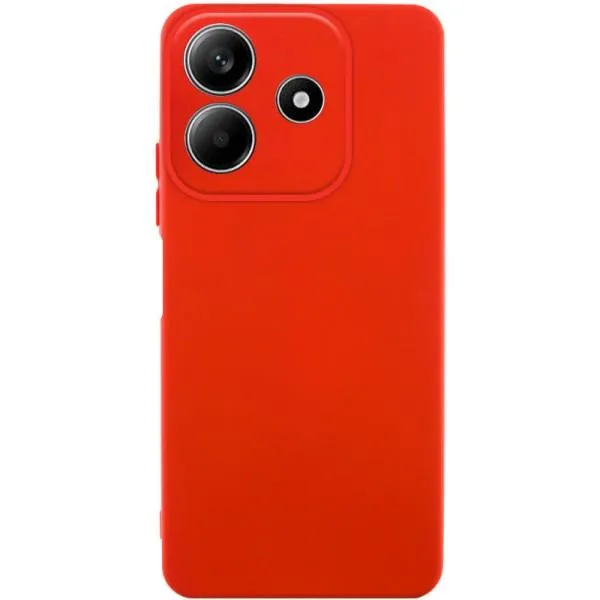 Чехол TPU GETMAN Liquid Silk Full Camera для Xiaomi Redmi Note 14 5G — Красный Чехол TPU GETMAN Liquid Silk Full Camera для Xiaomi Redmi Note 14 5G — Красный