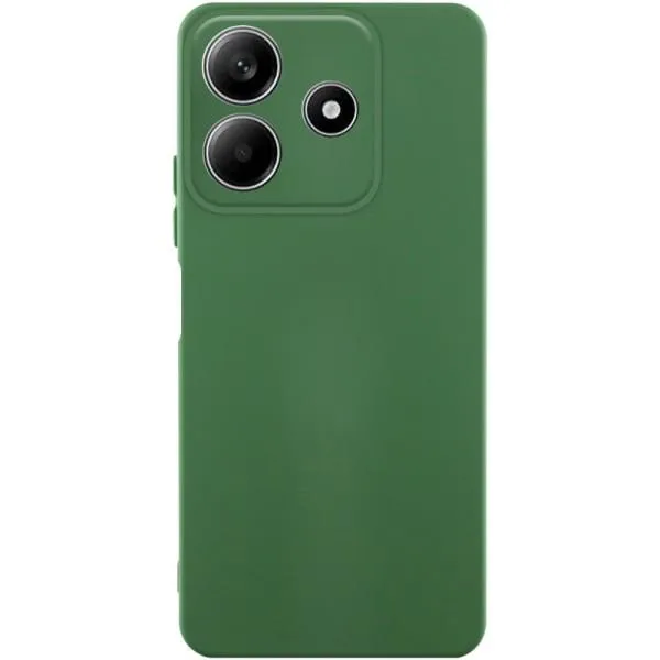 Чехол TPU GETMAN Liquid Silk Full Camera для Xiaomi Redmi Note 14 5G — Зеленый — фото 1