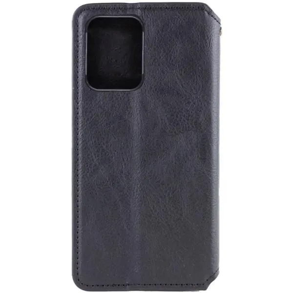 Кожаный чехол-книжка GETMAN Cubic (PU) для Xiaomi Redmi Note 14 5G — Черный — фото 3 Кожаный чехол-книжка GETMAN Cubic (PU) для Xiaomi Redmi Note 14 5G — Черный — фото 3