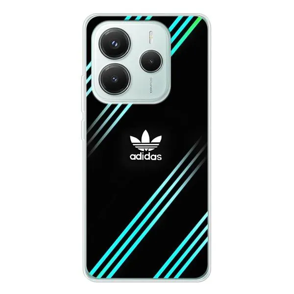 Чехол с принтом «Адидас с полосами» для Xiaomi Redmi Note 14 5G