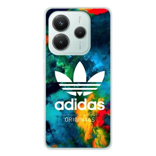 Чехол с принтом «Яркий Адидас» для Xiaomi Redmi Note 14 5G