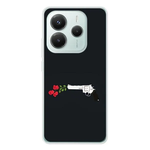 Чехол с принтом «Неожиданные цветы» для Xiaomi Redmi Note 14 5G Чехол с принтом «Неожиданные цветы» для Xiaomi Redmi Note 14 5G