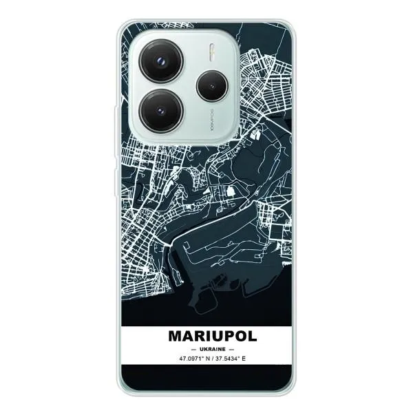 Чехол с принтом «Мариуполь» для Xiaomi Redmi Note 14 5G