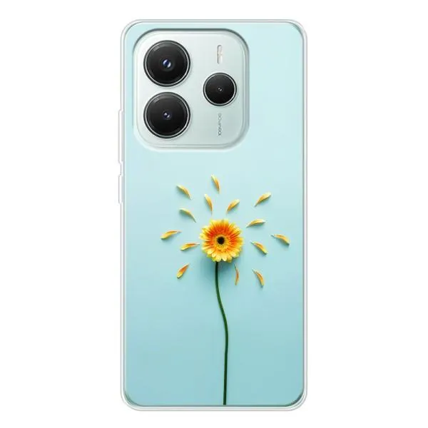 Чехол с принтом «Желтый цветок» для Xiaomi Redmi Note 14 5G