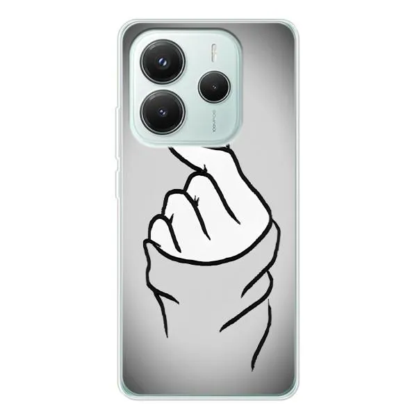 Чехол с принтом «Значок Love» для Xiaomi Redmi Note 14 5G