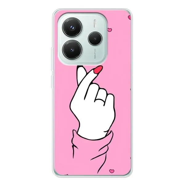 Чехол с принтом «Знак Love» для Xiaomi Redmi Note 14 5G