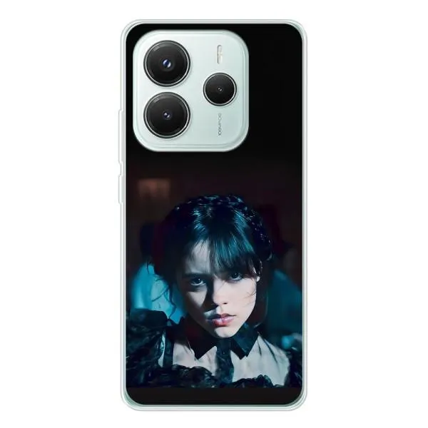 Чехол с принтом «взгляд Уэнздей» для Xiaomi Redmi Note 14 5G Чехол с принтом «взгляд Уэнздей» для Xiaomi Redmi Note 14 5G