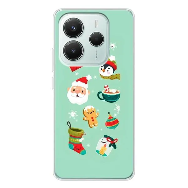 Чехол с принтом «Настроение НГ» для Xiaomi Redmi Note 14 5G