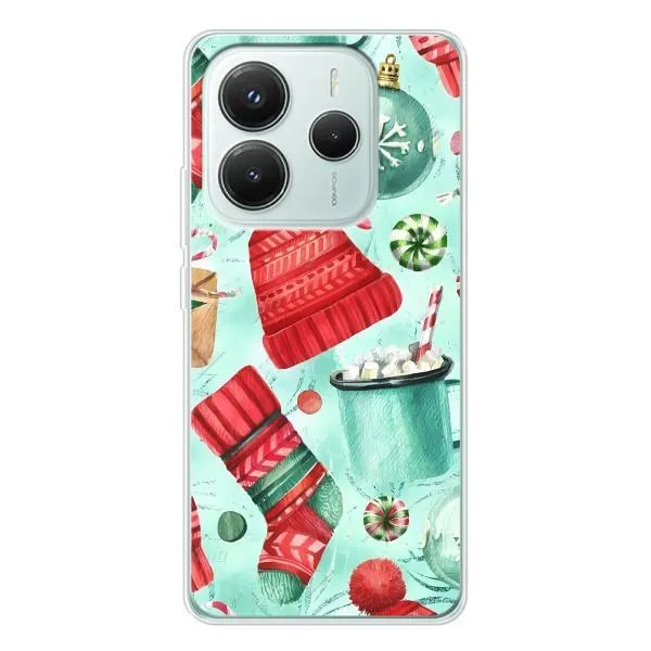 Чехол с принтом «Одежда НГ» для Xiaomi Redmi Note 14 5G