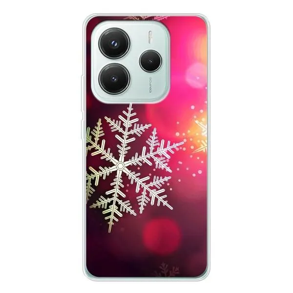 Чехол с принтом «Снежинка» для Xiaomi Redmi Note 14 5G