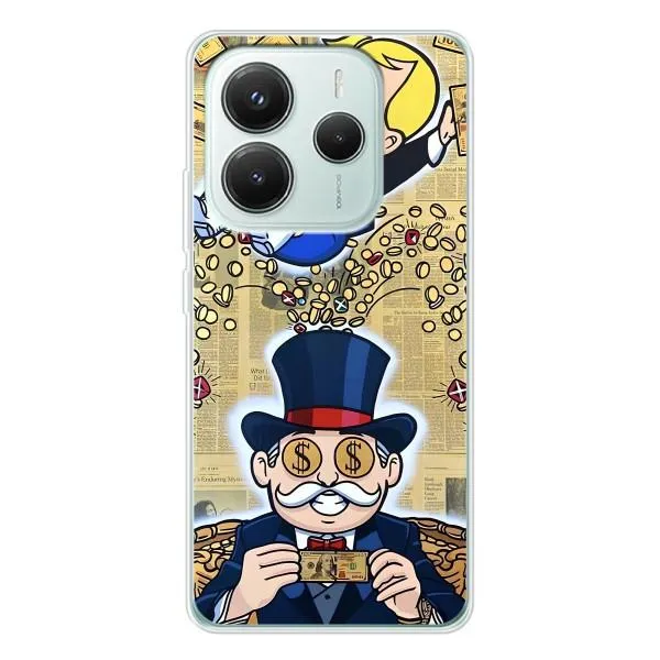 Чохол з принтом «Монополія Мен» для Xiaomi Redmi Note 14 5G